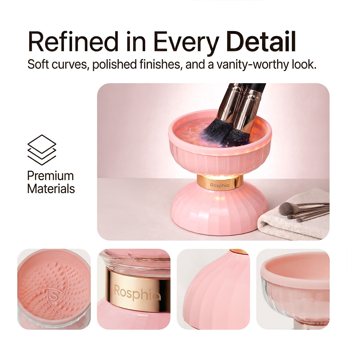 Electric Makeup Brush Cleaner - Pro Glow